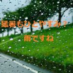 記録的短時間大雨情報で今日の猛暑はひとやすみ？