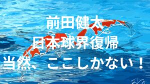 【速報】ツインズの前田健太、今季でメジャーリーグ契約終了で。古巣広島カープに復帰だぁ！。発表はシーズンオフか？
