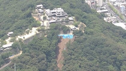 【愛媛】松山城の土砂崩れで3人死亡したところで捜査終了。今年1月には問題確認していた！