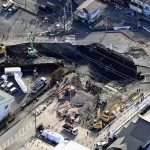 【八潮の道路陥没事故】ドライバー発見されず。周辺の小学校の教員や市の職員が、実際に歩いて現場見学。